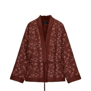 New Zara embellished kimono